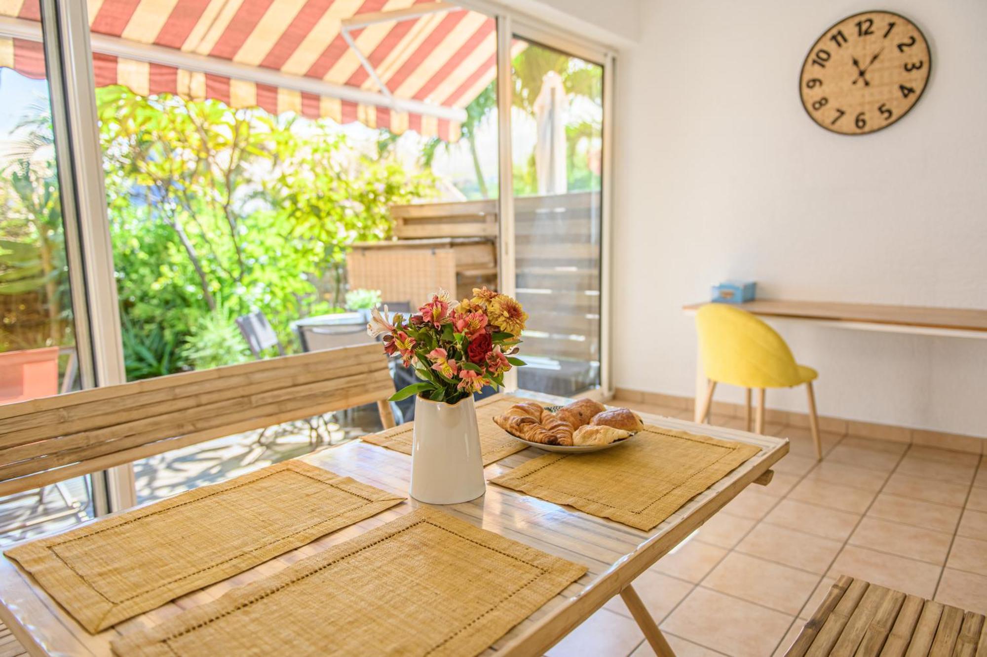 Le Jardin Des Tuit Tuit * Vue Mer * Cozy Saint-Leu Kültér fotó